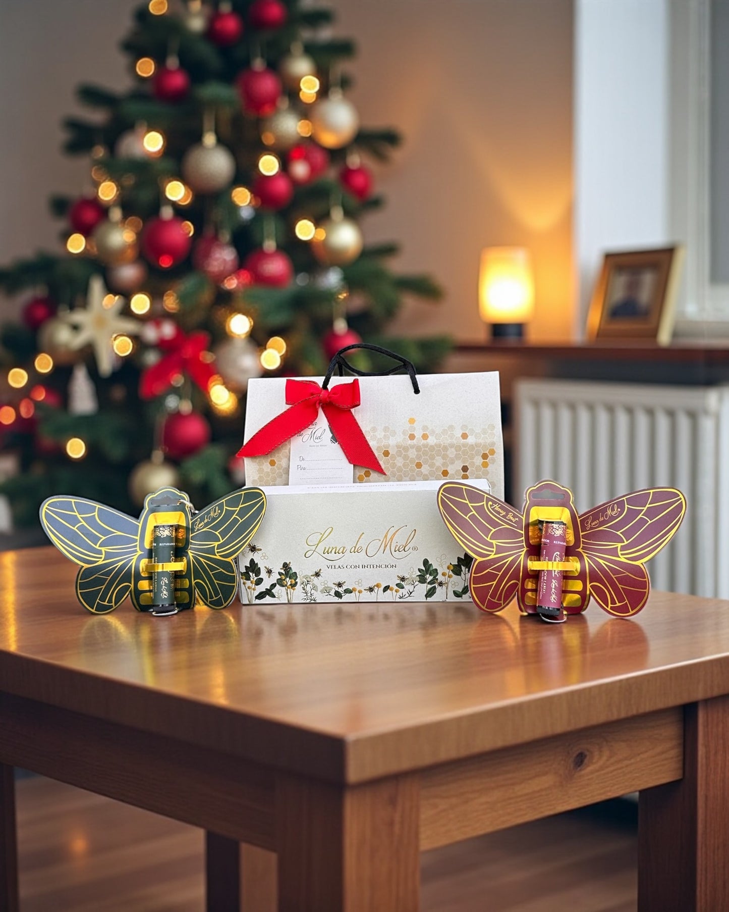 Set Navideño: Two Beelips + 12 Velitas con Intención