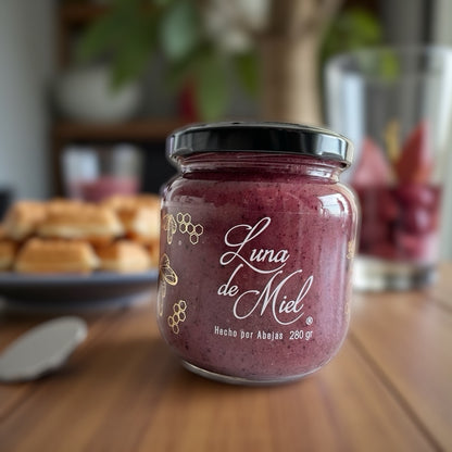 Miel cremada con flor de jamaica