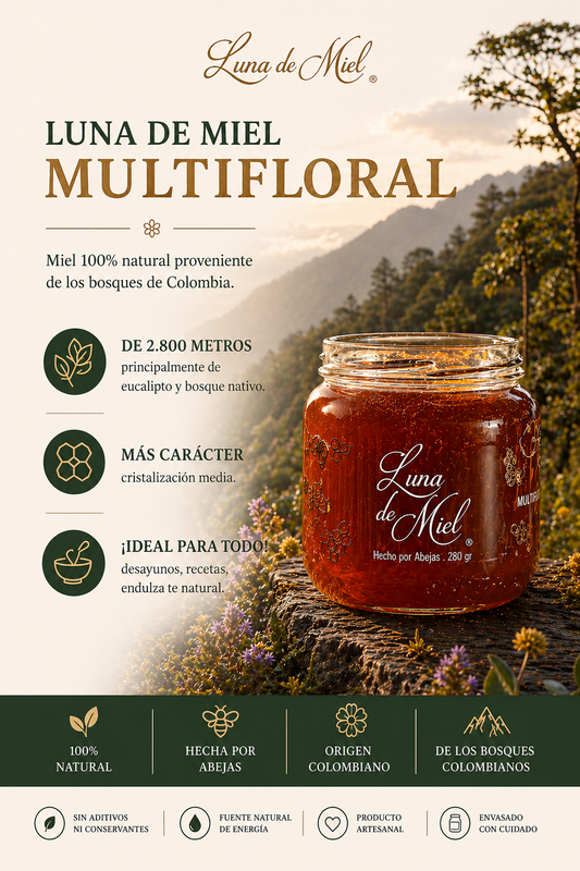 Miel Multifloral Orgánica