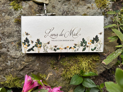 Velas con Intención de cera de abejas