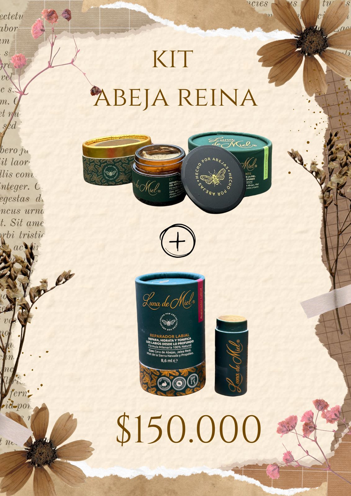 Kit Abeja Reina Crema Hidratante + BeeLips