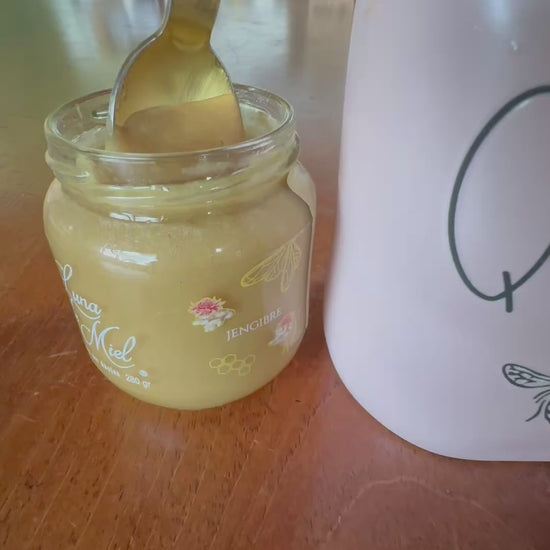 miel con jengibre