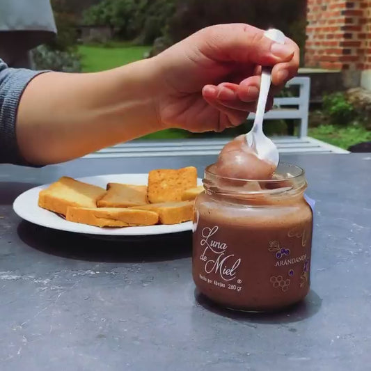 Miel con arándanos